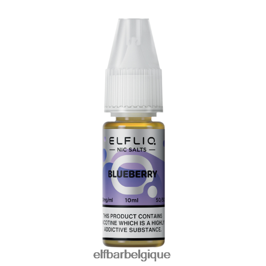 ELF BAR BC10000 Sels de nic à la myrtille elfliq - 10 ml-20 mg/ml HNX4T216