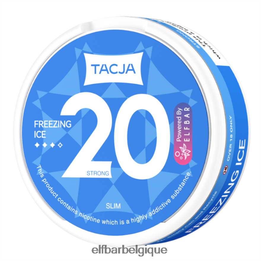ELF BAR BC10000 sachet de nicotine tacja - glace glacée - 1pk-12mg/g HNX4T228