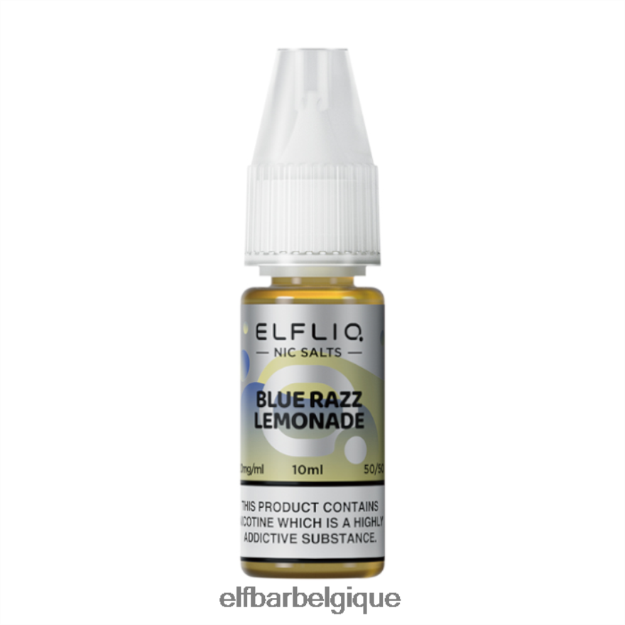 ELF BAR BC5000 Belgique Sels de nicotine de limonade elfliq blue razz - 10 ml-10 mg/ml HNX4T217