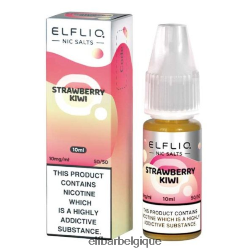 ELF BAR BC5000 Belgique sels de nic elfliq - fraise kiwi - 10ml-20 mg/ml HNX4T181