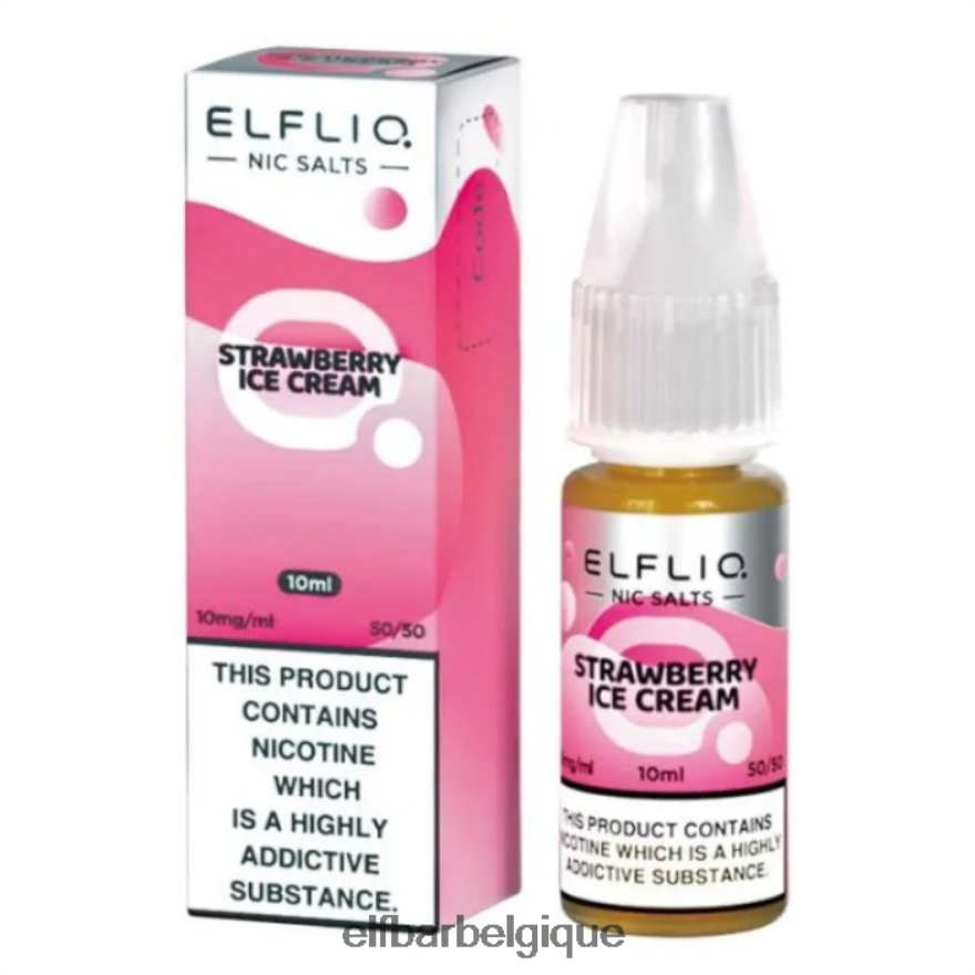 ELF BAR Prix Sels de nic elfliq - fraise neige - 10ml-20 mg/ml HNX4T183