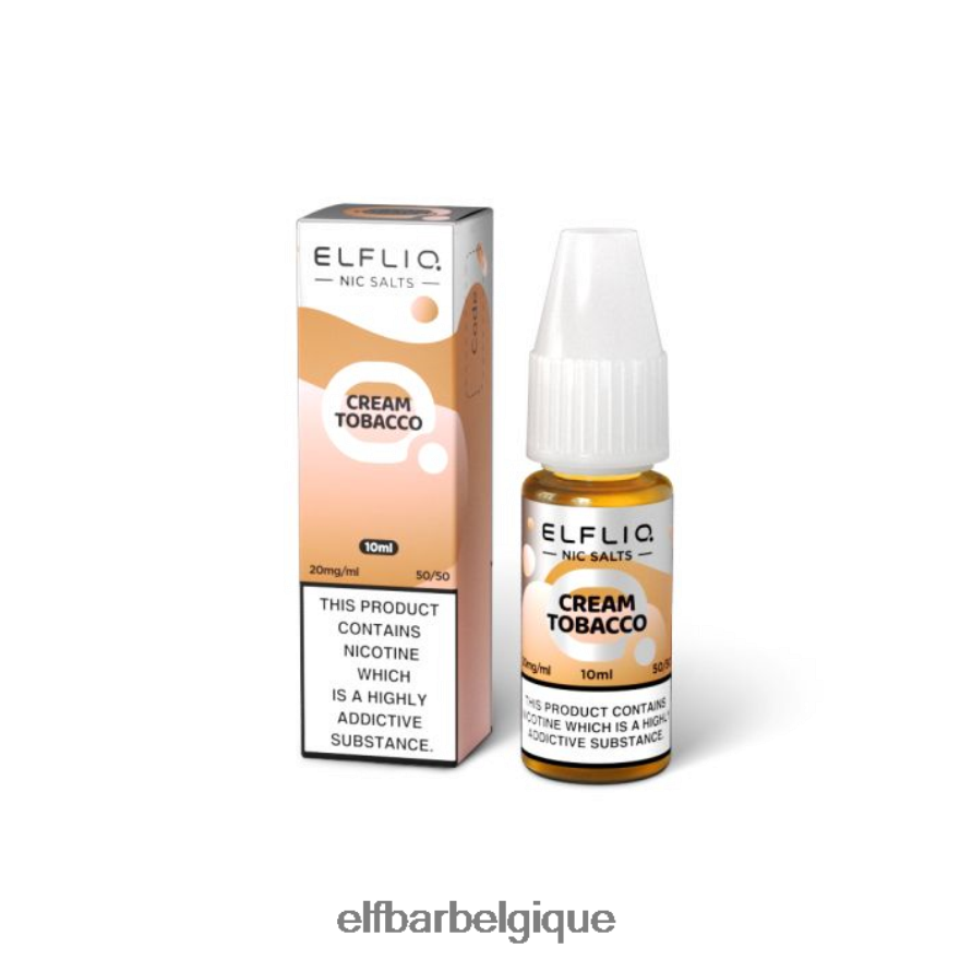 ELF BAR Rechargeable Sels de nic de tabac crème elfliq -10ml-20 mg/ml HNX4T212