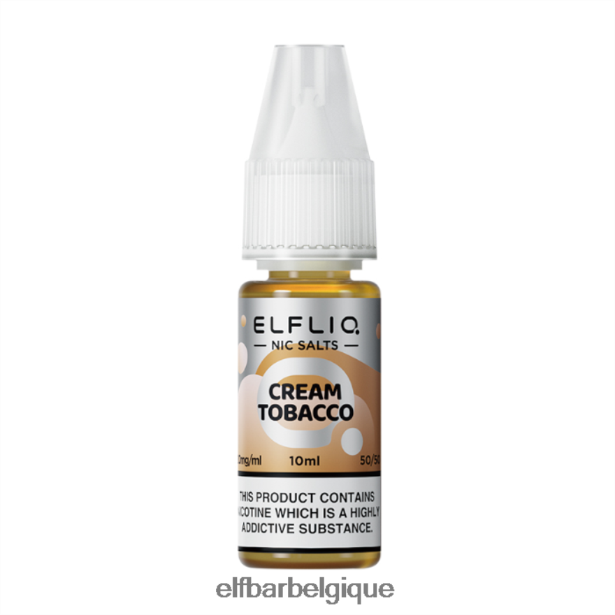 ELF BAR Rechargeable Sels de nic de tabac crème elfliq -10ml-20 mg/ml HNX4T212