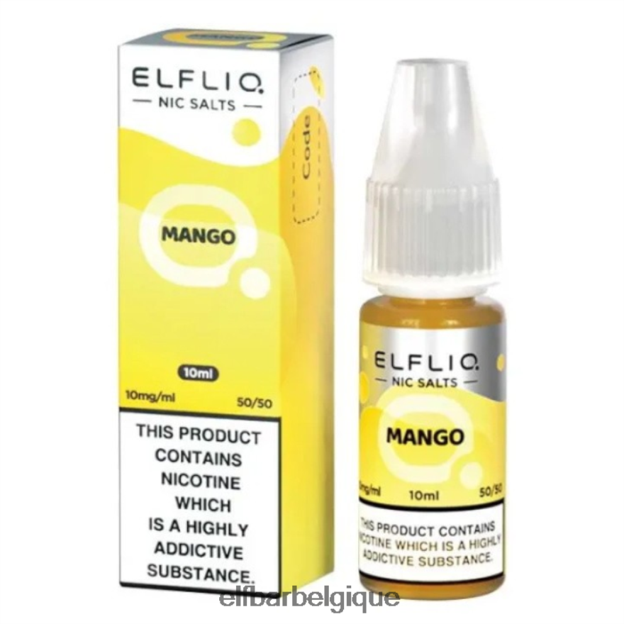 ELF BAR Rechargeable Sels de nic elfliq - mangue - 10ml-10 mg/ml HNX4T188