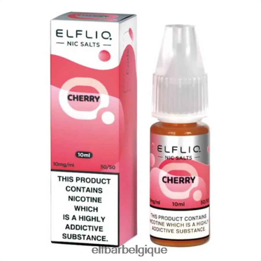 ELF BAR Vape Sels de nic elfliq - cerise - 10ml-10 mg/ml HNX4T199
