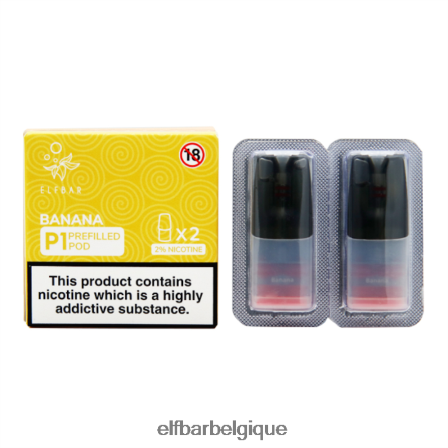 ELF BAR Prix mate 500 p1 dosettes préremplies - 20 mg (paquet de 2) bubble gum pastèque HNX4T159