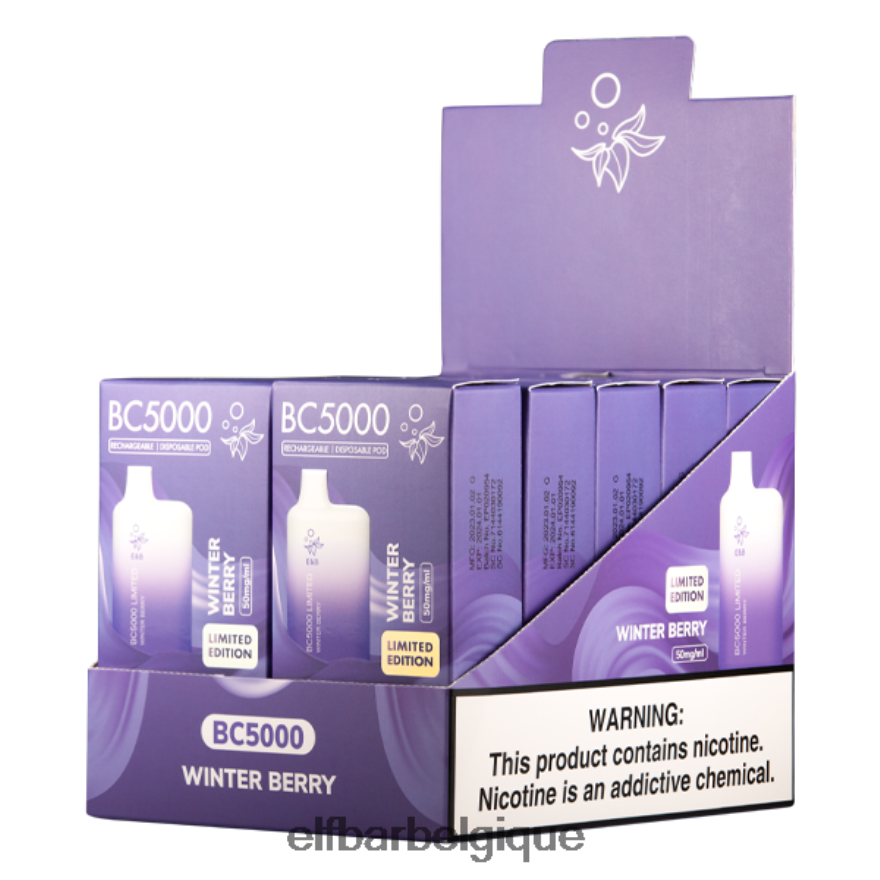 ELF BAR 5000 Prix baie d'hiver bc5000 consommateur - 50 mg - unique HNX4T281