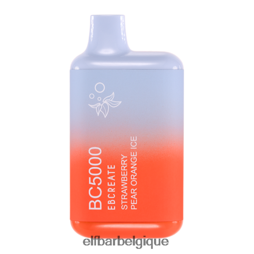ELF BAR BC5000 Belgique fraise poire orange glace bc5000 consommateur - 40 mg - unique HNX4T253